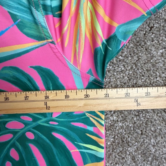 Chubbies‎ The Birds Of Paradise Performance Polo Men's Small Pink Tropical NEW - Picture 7 of 8